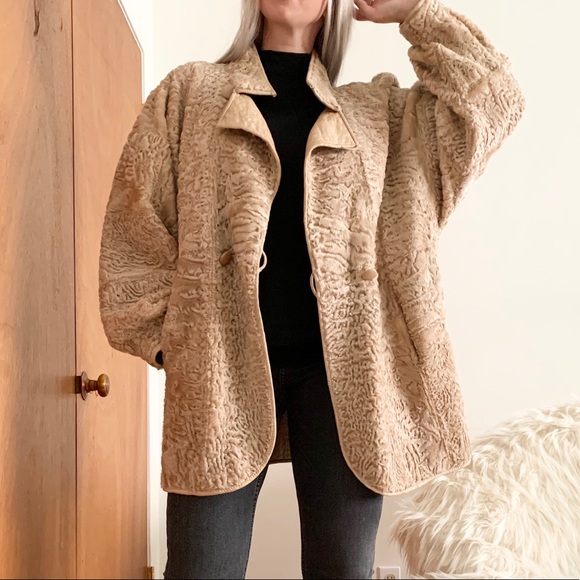 Vintage Jackets & Blazers - Vintage Reversible Genuine Leather Jacket